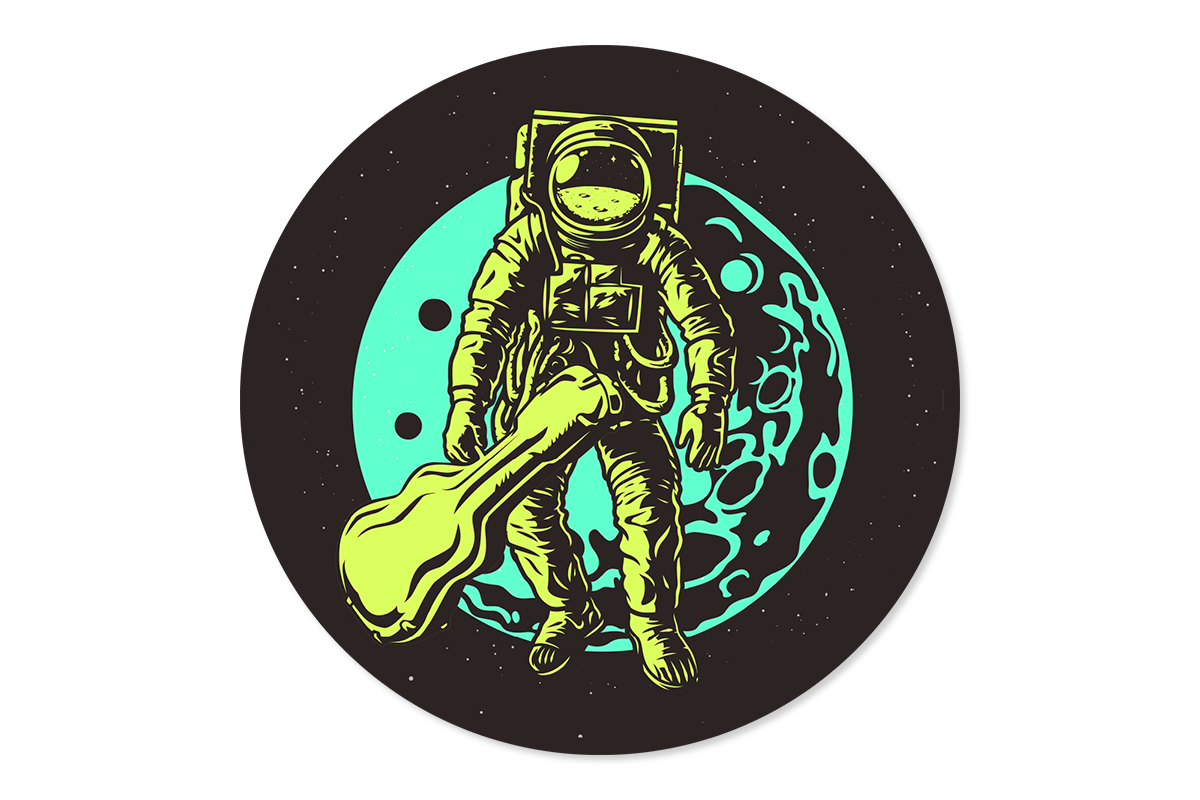 Cosmonaut Sticker